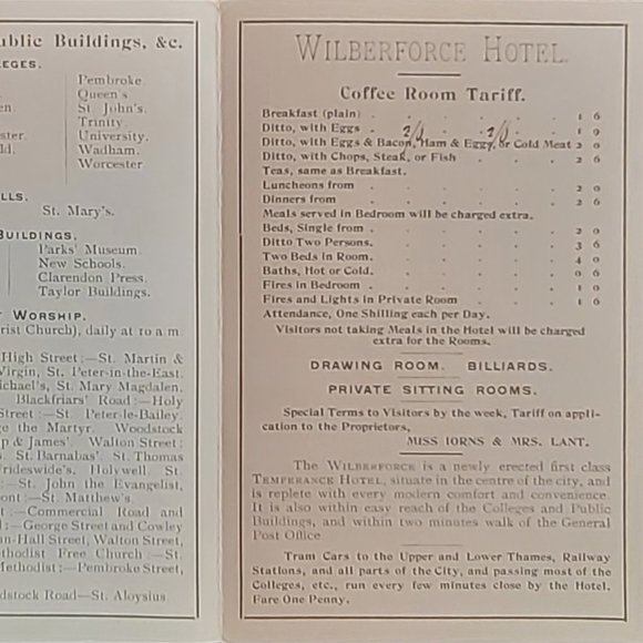 englands hotel wilberforce temperance hotel guest book - Picture 4 of 10